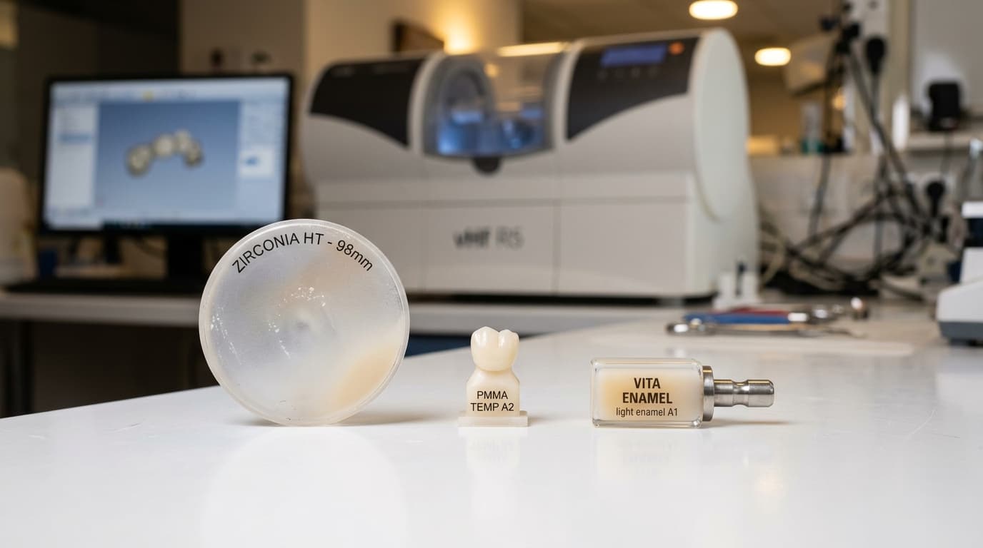 Materiali Protesi Dentali: Zirconia, PMMA o Composito?